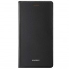 Oficiāls Huawei P8 Flip Cover melns atvērams maciņš
