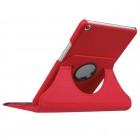 Huawei MediaPad T3 8.0 atvēramais sarkans ādas maciņš, grozās 360° grādu apjomā