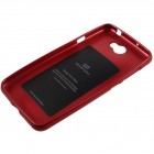 Huawei Y5 II (Huawei Y5 2) Mercury sarkans cieta silikona (TPU) apvalks