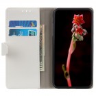 Huawei Y5 2019 (Honor 8S) atvēramais ādas balts maciņš, grāmata (maks) 