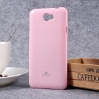 Huawei Y5 II (Huawei Y5 2) Mercury gaiši rozs cieta silikona (TPU) apvalks