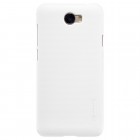 Huawei Y5 II 2 Nillkin Frosted Shield balts plastmasas apvalks + ekrāna aizsargplēve