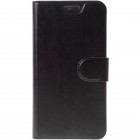 Huawei Y6 Pro (Honor Play 5X, Enjoy 5) atvēramais ādas melns maciņš, grāmata (maks)