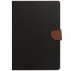 „Mercury“ Fancy Apple iPad Mini 1 / 2 / 3 brūns, melns ādas maciņš
