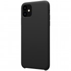 Apple iPhone 11 „Nillkin“ Flex Liquid Silicone melns vāciņš, apvalks