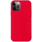 Apple iPhone 14 Pro Max "Shell" MagSafe cieta silikona (TPU) sarkans apvalks