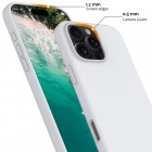 Apple iPhone 16 Pro Max "Shell" MagSafe cieta silikona (TPU) balts apvalks