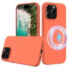 Apple iPhone 16 Pro Max "Shell" MagSafe cieta silikona (TPU) oranžs apvalks
