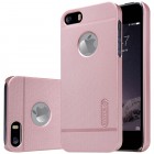 Apple iPhone 5S Nillkin Frosted Shield rozs plastmasas futrālis + ekrāna aizsargplēve