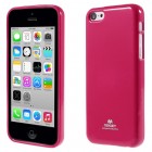 Apple iPhone 5C Mercury Color tumši rozs cieta silikona (TPU) futrālis
