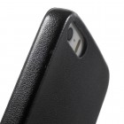 Apple iPhone 5s „Slim Leather“ melns ādas apvalks