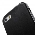 Apple iPhone 5s „Slim Leather“ melns ādas apvalks
