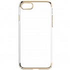Apple iPhone 7 (iPhone 8) Baseus Glitter dzidrs (caurspīdīgs) zelta plastmasas apvalks