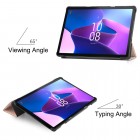 Lenovo Tab M10 10.1" 3 Gen (TB-328XU, TB-328FU) atvēramais zelta maciņš