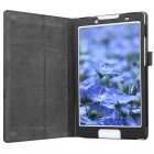 Lenovo Tab2 A8-50 (Tab3 8.0) Litchi atvēramais melns maciņš