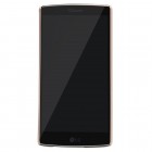LG G Flex 2 (H955) Nillkin Frosted Shield zelta plastmasas apvalks + ekrāna aizsargplēve