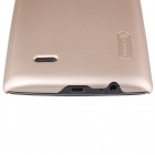 LG G Flex 2 (H955) Nillkin Frosted Shield zelta plastmasas apvalks + ekrāna aizsargplēve