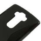 LG G Flex 2 (H955) cieta silikona (TPU) melns apvalks
