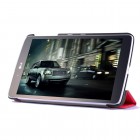 LG G Pad 8.0 LTE V490 (V480) atvēramais sarkans maciņš
