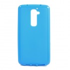 LG G2 Jelly Case zils cieta silikona (TPU) futrālis