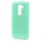 LG G2 D802 Mercury piparmētru cieta silikona (TPU) futrālis