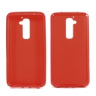 LG G2 Jelly Case sarkans cieta silikona (TPU) futrālis