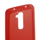 LG G2 Jelly Case sarkans cieta silikona (TPU) futrālis