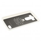 LG G3 Mercury balts cieta silikona (TPU) futrālis