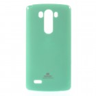 LG G3 Mercury piparmētru cieta silikona (TPU) futrālis