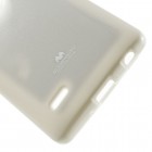 LG G3 S (Beat) D722 Mercury balts cieta silikona (TPU) apvalks