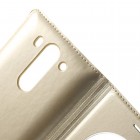 LG G3 S D722 zelta atvēramais „Smart Window“ maciņš