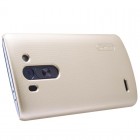 LG G3 S Nillkin Frosted Shield zelts plastmasas futrālis + ekrāna aizsargplēve