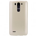 LG G3 S Nillkin Frosted Shield zelts plastmasas futrālis + ekrāna aizsargplēve