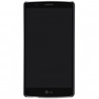 LG G4 (H815) Nillkin Frosted Shield melns plastmasas apvalks + ekrāna aizsargplēve