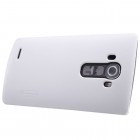 LG G4 Stylus (H635) Nillkin Frosted Shield balts plastmasas apvalks + ekrāna aizsargplēve