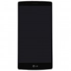 LG G4 Stylus (H635) Nillkin Frosted Shield balts plastmasas apvalks + ekrāna aizsargplēve