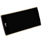 LG G4c (H525) Nillkin Frosted Shield zelta plastmasas apvalks + ekrāna aizsargplēve