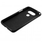LG G5 (H850) cieta silikona (TPU) melns apvalks