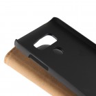 LG G6 (H870) atvēramais ādas melns Casual maciņš (maks)
