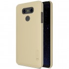 LG G6 (H870) Nillkin Frosted Shield zelta plastmasas futrālis + ekrāna aizsargplēve