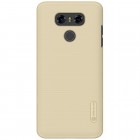 LG G6 (H870) Nillkin Frosted Shield zelta plastmasas futrālis + ekrāna aizsargplēve