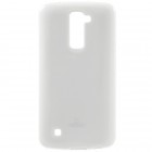 LG K10 ir K420N Mercury balts cieta silikona (TPU) apvalks