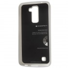 LG K10 ir K420N Mercury balts cieta silikona (TPU) apvalks