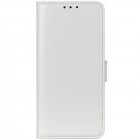 LG K40S (LM-X430) atvēramais ādas balts maciņš, grāmata (maks)