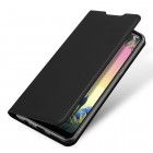 LG K50S (LM-X540) Dux Ducis Skin sērijas melns ādas atvērams maciņš