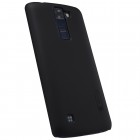 LG K8 (K350N) Nillkin Frosted Shield melns plastmasas apvalks + ekrāna aizsargplēve