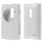 LG L Fino (D290, D295) balts atvēramais „Smart Window“ maks