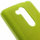 LG L Fino (D290, D295) Mercury zaļš cieta silikona (TPU) apvalks
