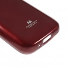 LG L40 D160 Mercury sarkans cieta silikona (TPU) futrālis