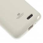 LG L70 (D320) Mercury balts cieta silikona (TPU) futrālis
